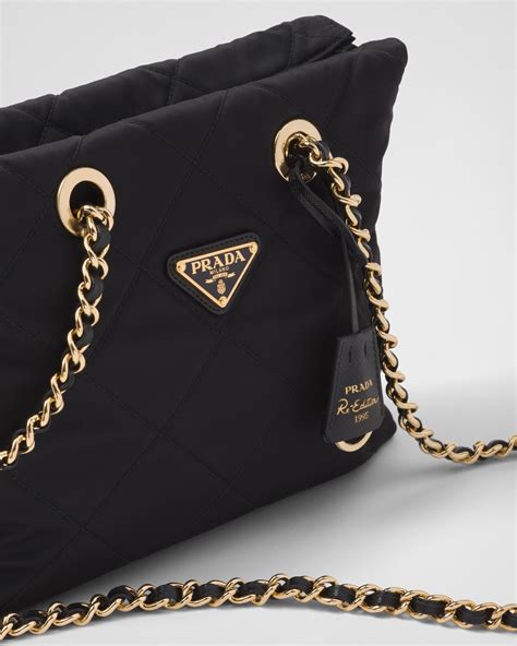 prada shoulder trap bag|Prada re nylon tote bag.